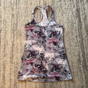 Lululemon floral workout tank
